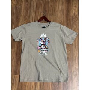 Launder Men's Large/L  Savage Bomb Logo T Shirt EUC